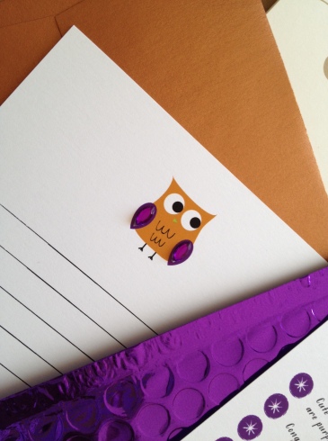 Owl notecard